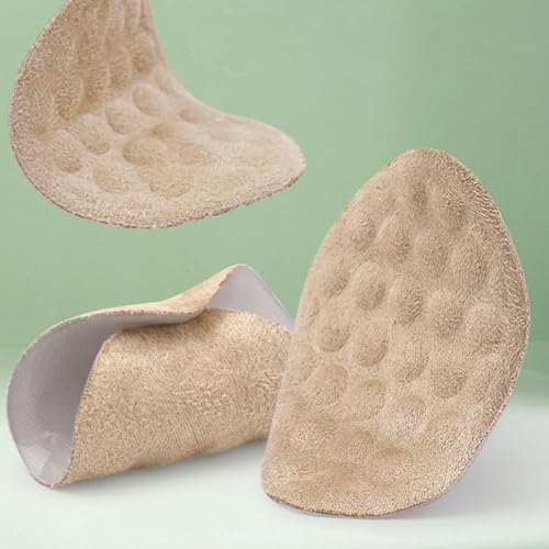 FOMIYES 3 Pairs Metatarsal Pads Forefoot Gel Cushions Adhesive for High Heels Relief, and Fabric Ball-of-Foot Inserts for Women’s Foot Comfort