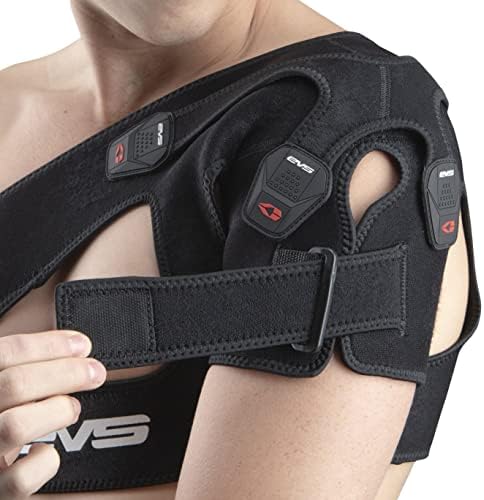 EVS Sports SB05 Shoulder Brace | Compression Support & X-Strap Stabilization | Breathable Adjustable Fit