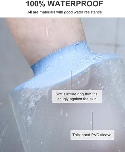 Waterproof Cast Cover Arm Child, Soft Comfortable Reusable Shower Cast Bandage Protectorr for Bath Teens, Child Bandage Protector for Broken Surgery Wound Arm, Hands, Wrists,Protector Bag