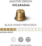 Nespresso Capsules Original Line, Nicaragua Master Origin, Medium Roast Coffee, 50 Count Coffee Pods