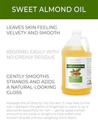 velona Sweet Almond Oil - 1 Gallon / 128 Fl Oz | 100% Pure and Natural Carrier Oil |Cold Pressed | Skin, Hair, Body & Face Moisturizing | Use Today - Enjoy Results…
