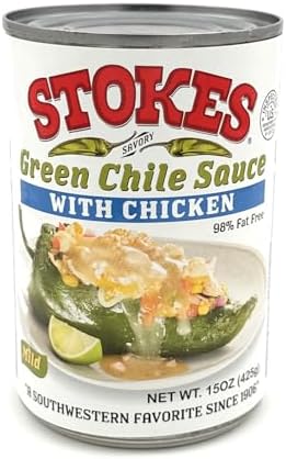 Stokes Green Chile Sauce with Chicken Pack of 6