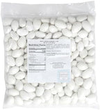 White Jordan Almonds, 2 Pound Jordan Almonds Bulk Bag, White Candy, Wedding Candy Favors, Events & Holidays