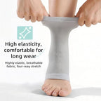 one Compress Bamboo Foot Ankle Sleeves Neuropathy for Women- Premium Anti-Fatigue Bamboo Footsleeves (Grey,XL(ShoeSize45-48))