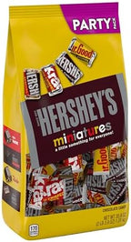 HERSHEY'S Miniatures Assorted Chocolate Candy Party Pack, 35.9 oz
