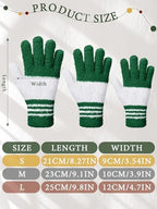 Patelai 3 Pairs Microfiber Plant Dusting Gloves Leaf Cleaning Gloves for Indoor Plants, Blinds, Furniture, House(Medium,Red, Green, Yellow)