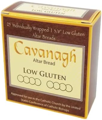 Low Gluten 1 3/8" Diameter (35mm) Altar Communion Bread Box of 25