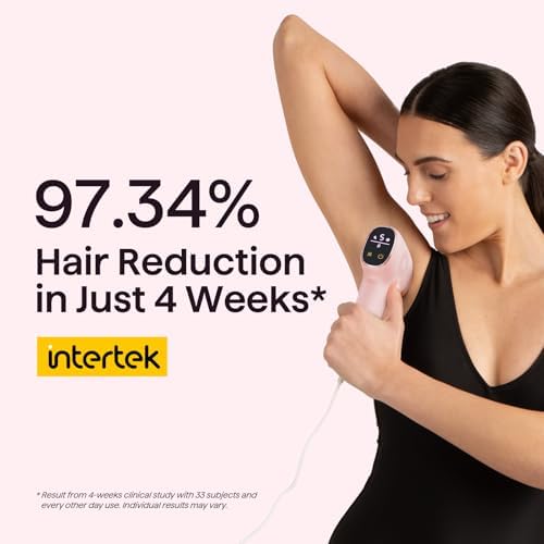 Wavytalk IPL Hair Removal Device, Bare It for Face Body Bikini – Long-Lasting Result & Painless,Full Body in 12 Mins with 24J Dual-Pulse & Ice Cooling, At-Home Use for Women and Men, Corded