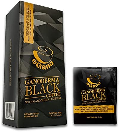 3 Boxes Premium eGano Ganoderma Black Coffee Instant Coffee With Ganoderma Lucidum Extract (3.5g x 30 Sachets/Box)