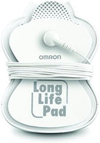 OMRON Long Life Pads for TENS Unit Muscle Stimulator - Large - Drug-Free Pain Relief - Includes 2 Reusable TENS Unit Pads - Durable, Reusable & Washable