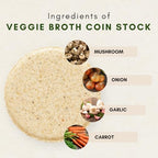 Japanese Vegan Umami Dashi Stock Coin (4g x 20 Pieces) - No MSG, No Additives, All Natural Ingredients Perfect for Traditional Umami Broth Dashi Packet Soup powder granules Perfect Base for Soups, Stews, Stir-fries