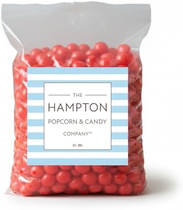 Cherry Sours Chewy Jelly Candy Balls, 3 Pound Bulk Bag, The Hampton Candy Company