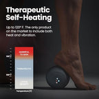 MyoStorm Heating Vibrating Massage Ball Roller for Deep Tissue Muscle Recovery Therapy and Pain Relief w/Heat + 4 Speed Vibration