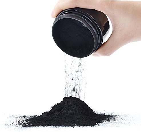 2-Pack Teeth Whitening Charcoal Powder + Bamboo Brush Oral Care Sets, WUBLSYAN Natural Activated Charcoal Teeth Whitener Powder