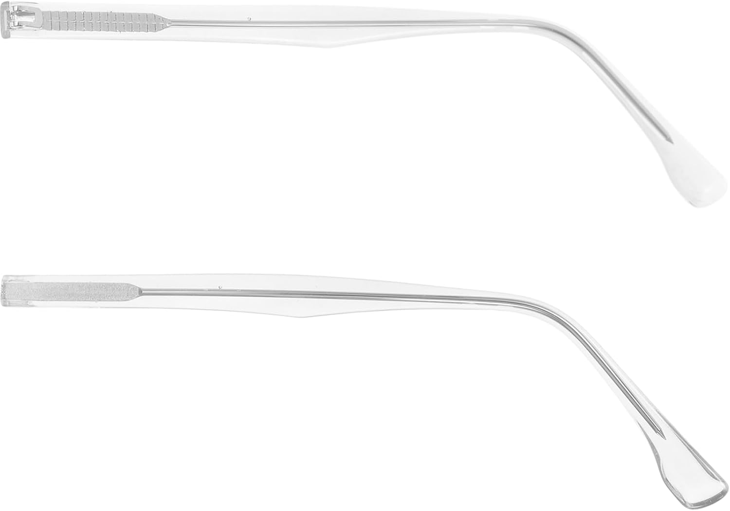 Healeved Glasses Arm Replacement 5.51 Inch Transparent Eyeglass Temple Arms Repair Kit for Universal Glasses Care and Durable Eyewear Accessories