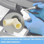 Digital Dental Dust Collector Professional 500W High Power Double Impeller Vacuum Cleaner Artificer Room Dentistry Lab Dust Suction System(3-7Fast Delivery)