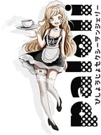 paloli Maid Cosplay Costume For Women, Classic Japanese Anime Dress With Lace Apron And Stocking Set.