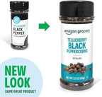 Amazon Grocery, Tellicherry Whole Black Peppercorns, 3.5 Oz