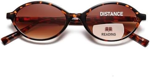 Oval Bifocal Reading Sunglasses Glasses for Women UV Protection Sun Readers Retro Fashion Frame Vintage Eyewear PT2009