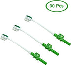 Elderly Oral Cleaning Disposable Suction Swab Toothbrush Head of Green (BOX of 30pcs)