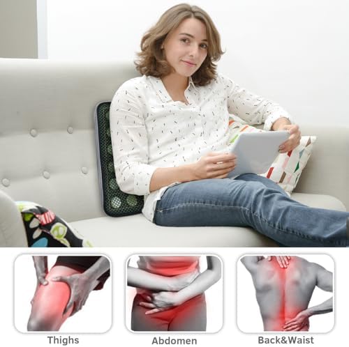 Electric Heated Foot Warmers,Natural Jade Infrared Feet Warmer for Cold feet,Heating Pad with 3 Settings Relieve Foot and Back Pain for Men and Women