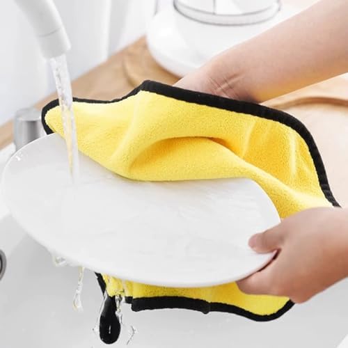 1PC Thick Coral Fleece Car Drying Towel: Super Absorbent, Ideal for Quick Car Cleaning,Multi-Functional Towel,11.82 x 11.82 in