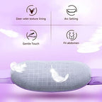 Portable Cordless Heating Pad, Electric Waist Belt Device, Heating Pad for Back Pain with 3 Modes, Portable Electric Fast Heating Belly Wrap Belt for Women and Girl(Purple)