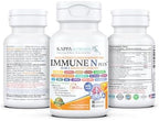 (90 Capsules), NAC 600mg, Quercetin 1,000mg, Vitamin C 500mg, Zinc 50mg, Vitamin D3 5,000iu, Selenium, Copper, Acerola, Ginger, Rutin, Citrus Bioflavonoids, Rose Hips, Echinacea, Immune N Plus 15 in 1