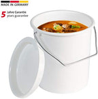 Westmark Milk and Storage Bucket, Polyethylene White