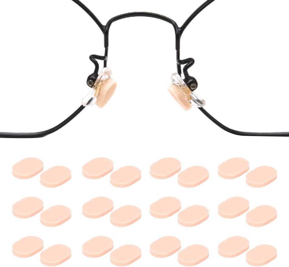 Soft Foam Eyeglasses Nose Pads Self Adhesive Non Slip Nose Pads for Glasses Anti Slip Eyeglass Nose Pads for Plastic Frames Glasses Sunglasses 12 Pairs
