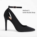 Fashare Womens High Heels Bow Tie Back Sexy Stiletto Ankle Strap Wedding Dress Pumps Shoes