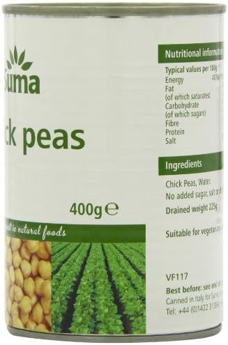 Suma - Chick Peas - 400g (Case of 12)