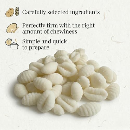 Granoro Italian Potato Gnocchi Pasta, Soft Traditional Potato Dumplings, Authentic Italian Gnocchi for Pasta Dishes, Product of Italy, 17.6 oz (500g) (Pack of 3)