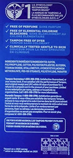 Tampax Cardboard Applicator Tampons, Regular, Unscented, 40 Count