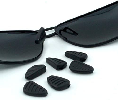 Sunglass Nose Pads Eyeglass Nose Pads Slip On Push in 17mm 3Paris Soft Silicone Replacement Nose Piece Pads on Nosepads for Glasses Eyeglasses Sunglasses