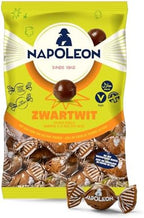 Napoleon Zwart Wit I Licorice Salmiak Powder filled hard Candies I 225g 7.93 ounce