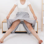 Patient Pants Patient Care Clothes,Adult Open Crotch Pants Clothing, Clothing For Disability, Incontinence Trousers Catheter Trousers, Easy To Wear And Take Off, Paralysis Long Time Bedridd(Color:L)