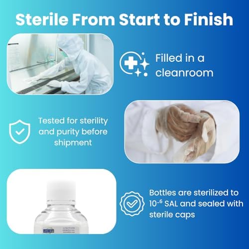 0.9% Normal Saline Solution – Sterile USP Sodium Chloride - Made in USA - 500 mL