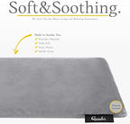 Qomfor - Microwavable Heating Pad - Gray - Lavender Scented Heat Pack - Therapeutic Heat Wrap for Neck, Shoulders & Period Cramps Pain Relief - Reusable Hot/Cold Therapy Bag