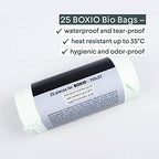 BOXIO - Bag Bundle: 3x Compostable Trash Bags for Camping Toilet & Kitchen | 2.6 Gallon recyclable Bags for home & Portable Toilet | Eco-Friendly Compost Bags for Kitchen, Bathroom, Office Fit - green