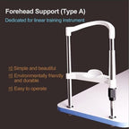 Adjustable Optometry Chin Rest Bracket, Vision Training Forehead Support with 135-235mm Height Adjustment, Ergonomic Curved Design, Optical Instrument Chin Rest, for Optical Shops
