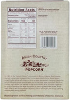 Amish Country Popcorn | Old Fashioned Microwave Popcorn | 10 Bags Ladyfinger Butter | Non-GMO, Gluten Free, Microwaveable and Kosher (10 Bags)