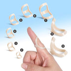Oval Finger Splint 8 pcs, Finger Splints for Arthritis, Mallet Finger, Trigger Finger Splint, hypermobility(EDS) finger For Thumb/Middle,/Index/Pinky or Ring Finger (Large(2,3,4,5,6,7,8,9))