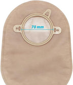 Lotfancy Ileostomy Supplies,15 PCS Two-Piece Colostomy Bags with Closure, 5 PCS Skin Barriers with Hydrocolloid & Non-Woven Border for Stoma Care, Cut-to-Fit