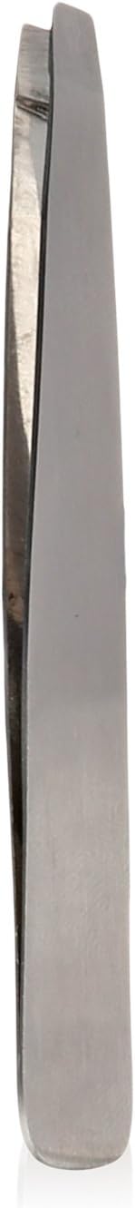 Mehaz Professional Slanted Tweezer MS350 Durable Stainless Steel With Slanted Tips For Precision Gripping In Eyebrow Shaping And Unwanted Body Hair Removal - 3.8 inches