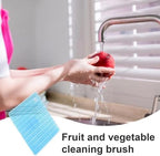 6 Pcs Vegetable Cleaning Brushes Flexible Potato Scrubber Brush Multi-Usages Fruit and Veggie Scrubber Carrots Cleaner Scrubber Brush Kitchen Gadgets