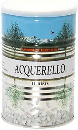 Acquerello Italian Carnaroli Aged Risotto Rice in Tin Can, 17.6 oz | From Vercelli Province in Italy