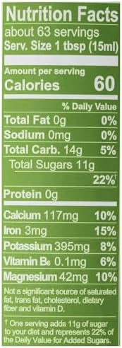 Wholesome FT Organic Molasses 32oz Bottle, 1-Pack
