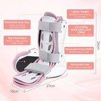Medical Boots, Ankle Sprain Correction Boots, Ankle Sprain Braces, Adjustable Splints, Walking Boots,Detachable Linings(Short-Right)