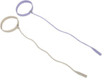 2pcs Eyelash Extension Tweezer Holder Bracelet Silicone Ring Tweezers Protector Wrist Band Strap Purple White